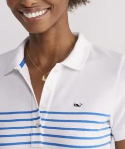 Polos<Vineyard Vines Performance Sleeveless Polo Deep Bay Heather