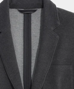 Blazers<Vineyard Vines Pique Knit Blazer Charcoal