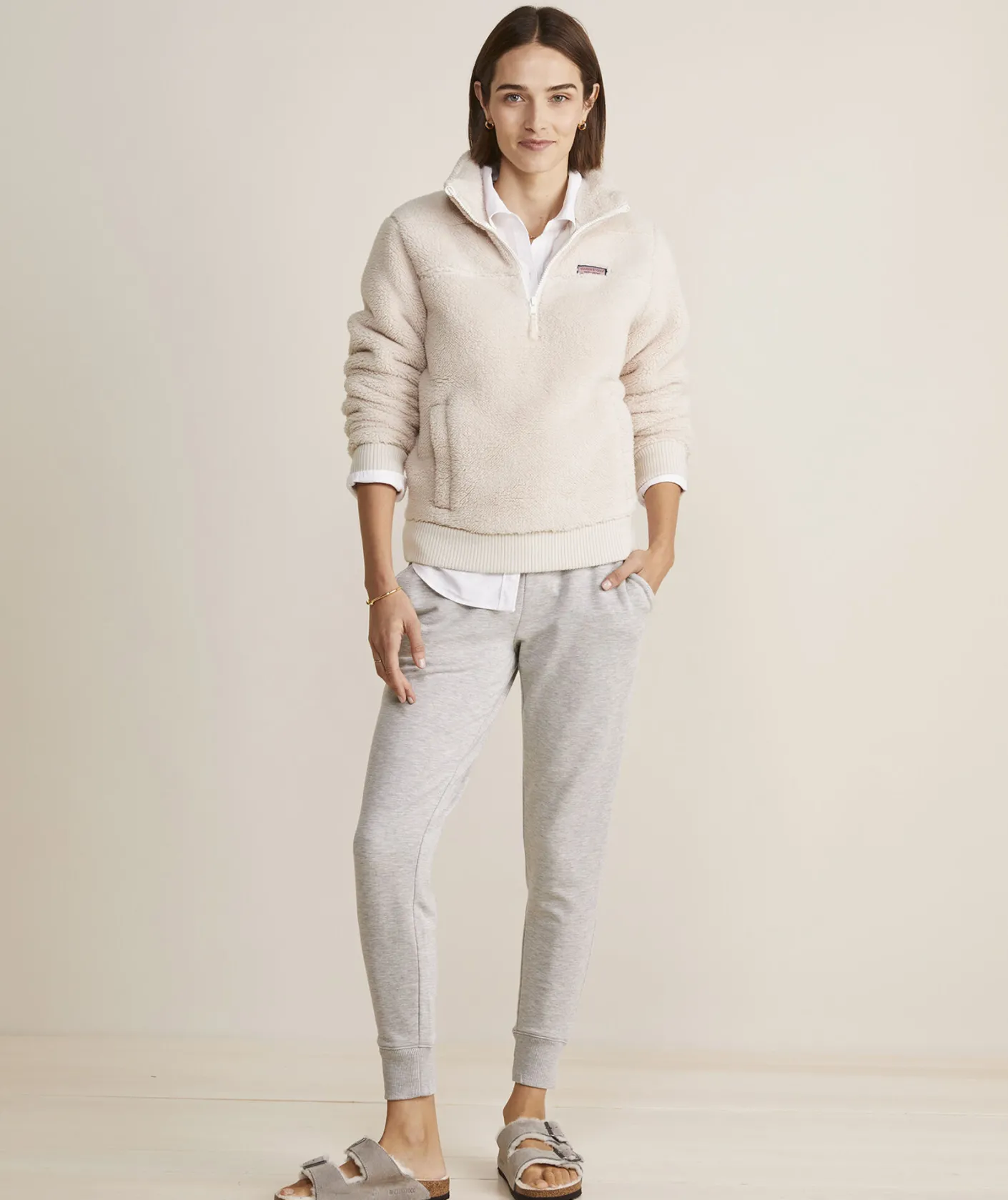 Sweatshirts & Sweatpants<Vineyard Vines Plush Teddy Shep Shirt™ Jet Black