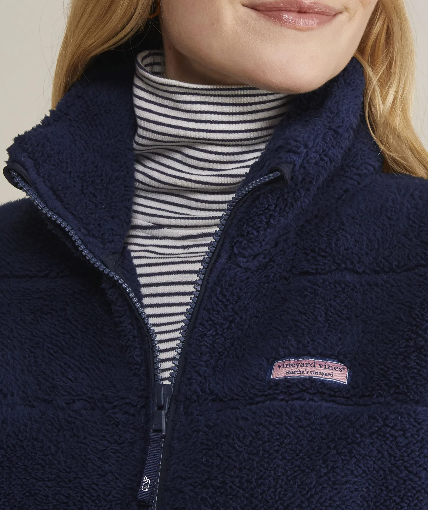 Sweatshirts & Sweatpants<Vineyard Vines Plush Teddy Shep Shirt™ Peach Blush