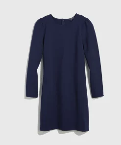 Dresses & Skirts<Vineyard Vines Ponte Puff-Sleeve Dress Nautical Navy