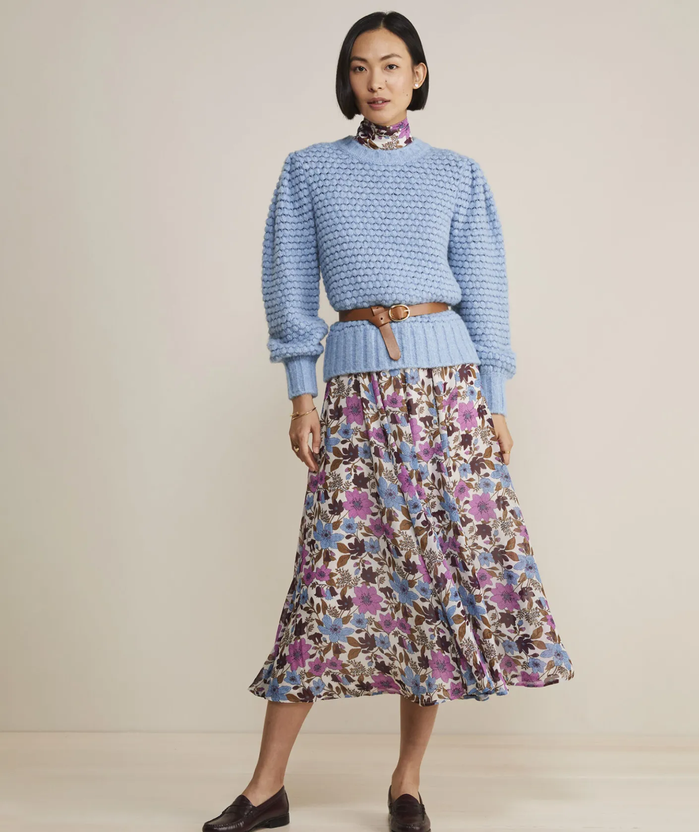 Sweaters<Vineyard Vines Popcorn Stitch Sweater Jake Blue Heather