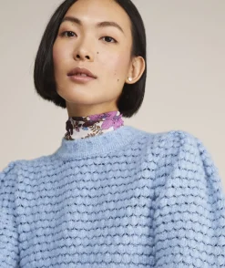 Sweaters<Vineyard Vines Popcorn Stitch Sweater Jake Blue Heather
