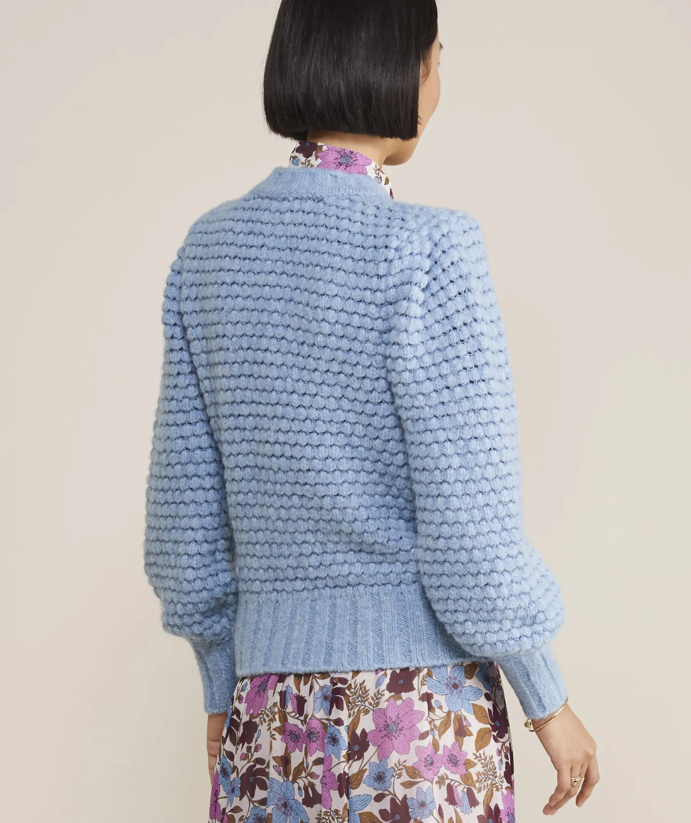 Sweaters<Vineyard Vines Popcorn Stitch Sweater Jake Blue Heather