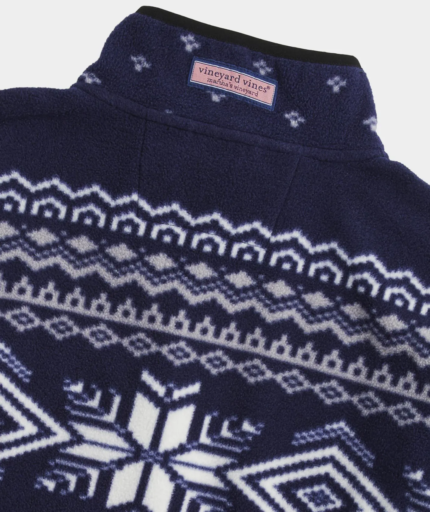 Sweatpants & Sweatshirts<Vineyard Vines Printed Harbor Fleece Quarter-Snap Nautical Navy