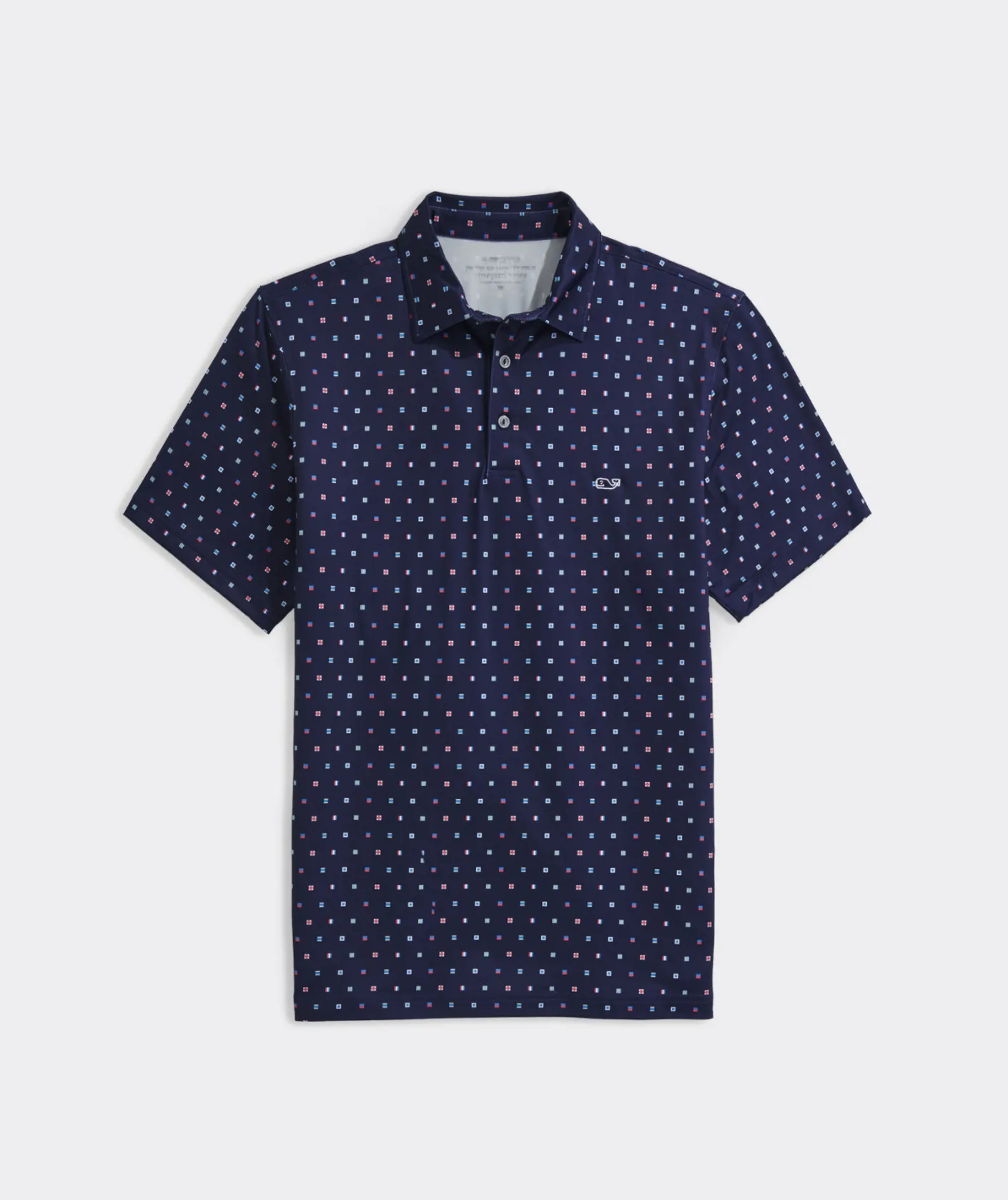 Polos<Vineyard Vines Printed Sankaty Polo Burgee-Nautical Navy