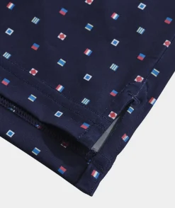Polos<Vineyard Vines Printed Sankaty Polo Burgee-Nautical Navy