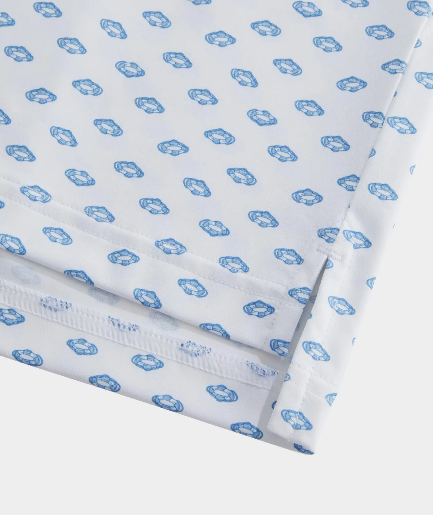 Polos<Vineyard Vines Printed Sankaty Polo Overboard All Wht