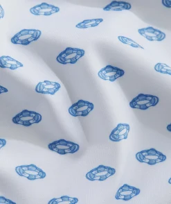 Polos<Vineyard Vines Printed Sankaty Polo Overboard All Wht