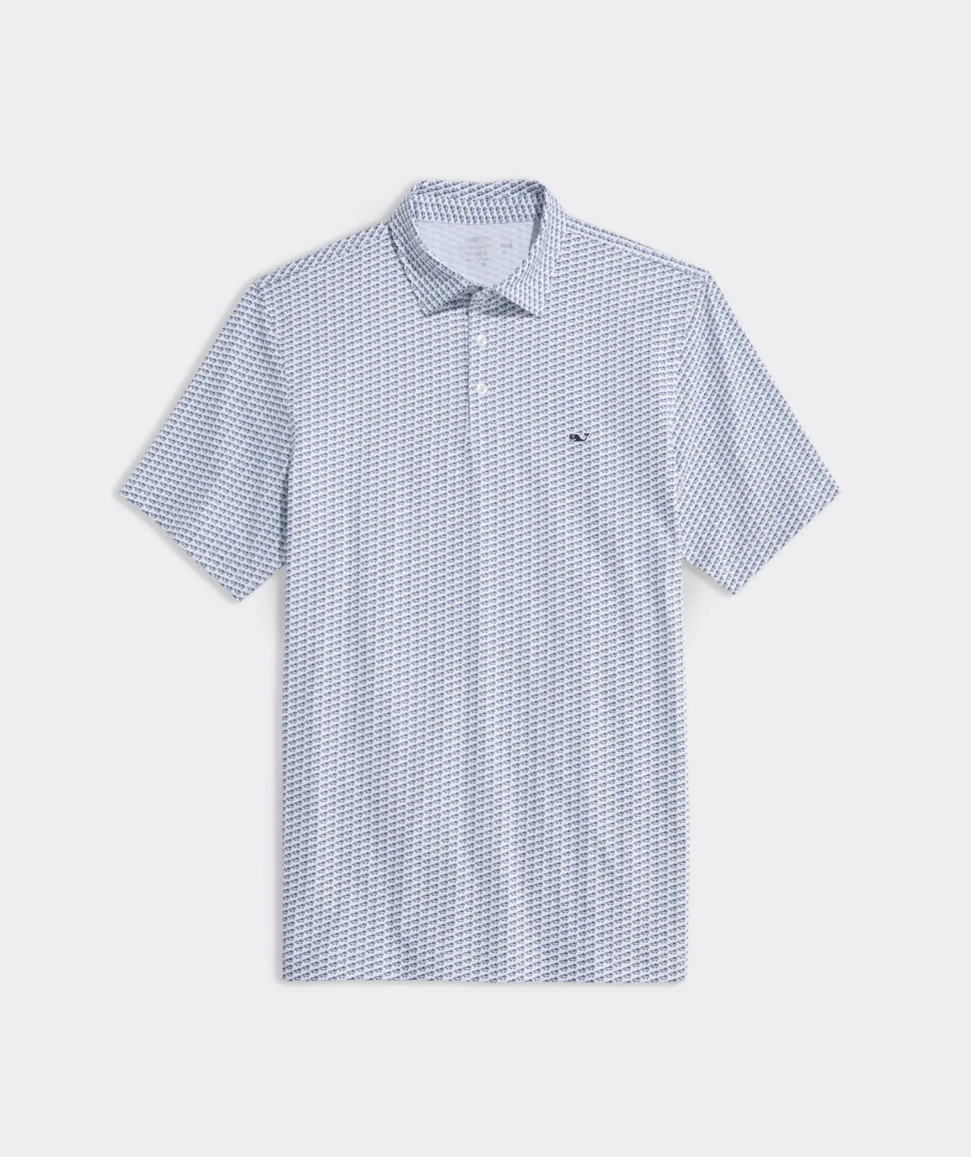 Polos<Vineyard Vines Printed Sankaty Polo Bonefish White Cap