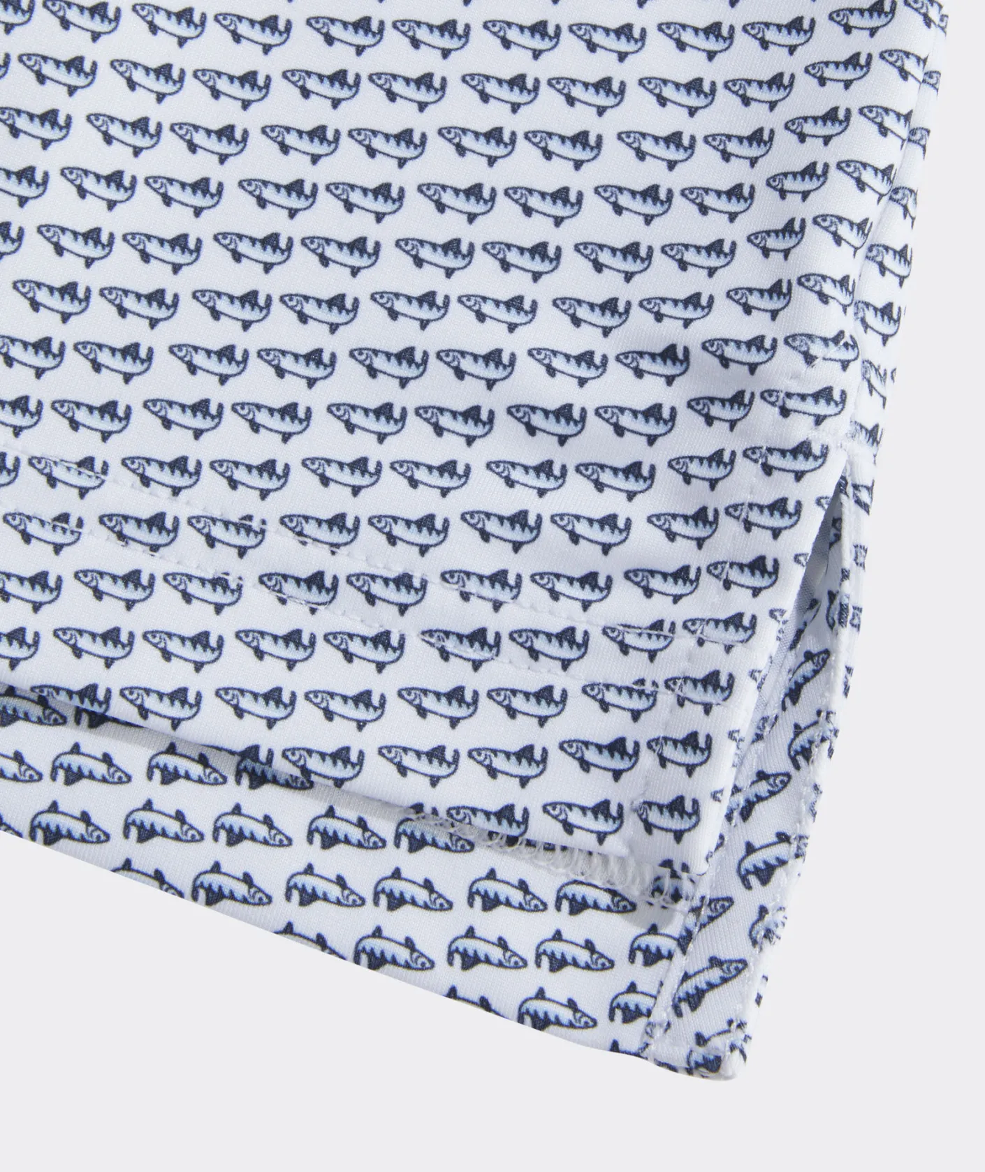 Polos<Vineyard Vines Printed Sankaty Polo Bonefish White Cap