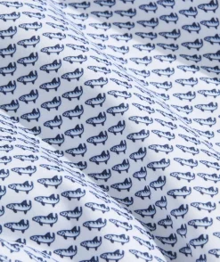 Polos<Vineyard Vines Printed Sankaty Polo Bonefish White Cap