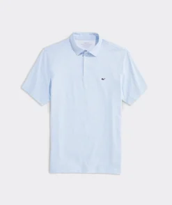 Polos<Vineyard Vines Printed Sankaty Polo Micro Waves Oc Brz