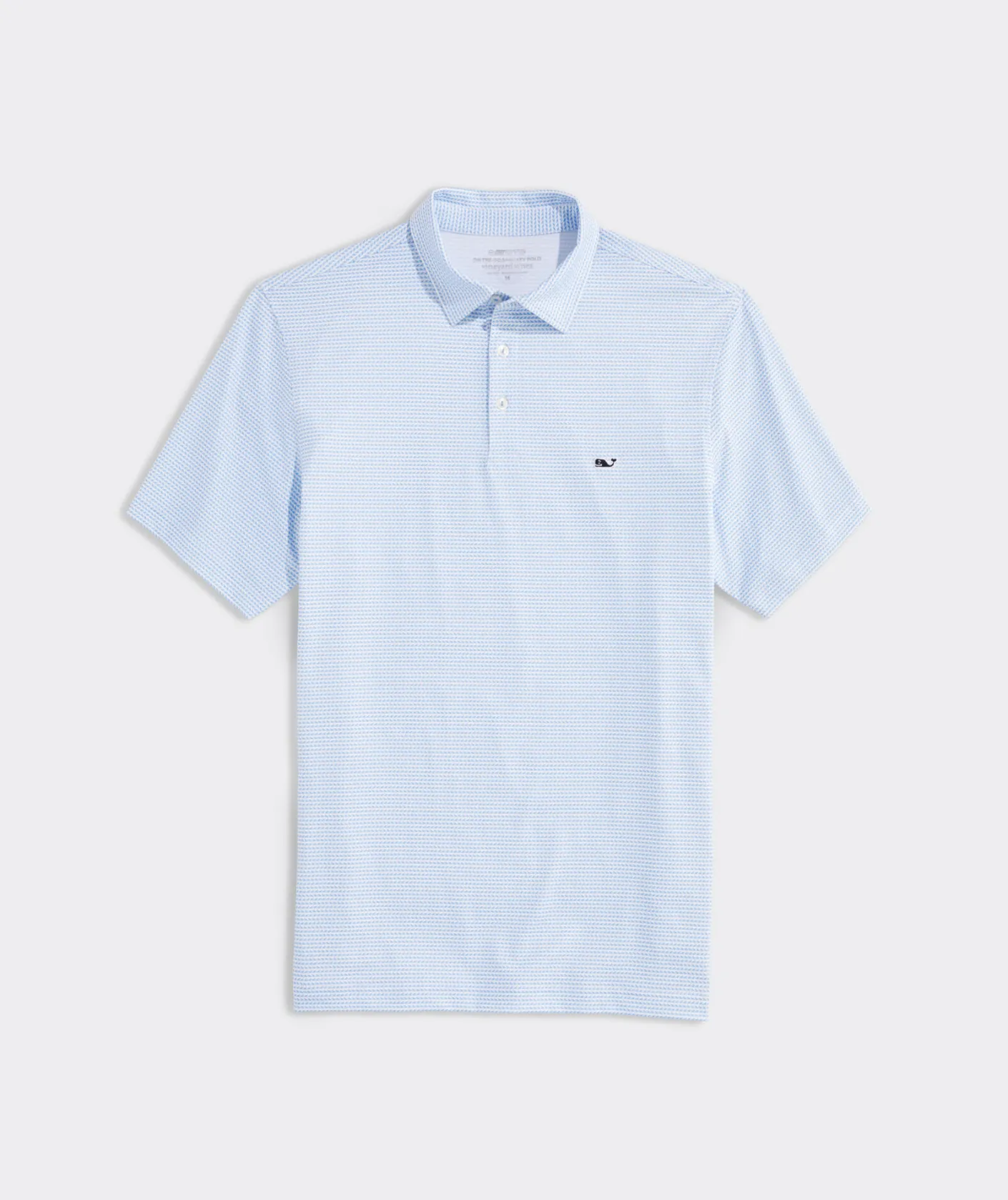 Polos<Vineyard Vines Printed Sankaty Polo Micro Waves Oc Brz