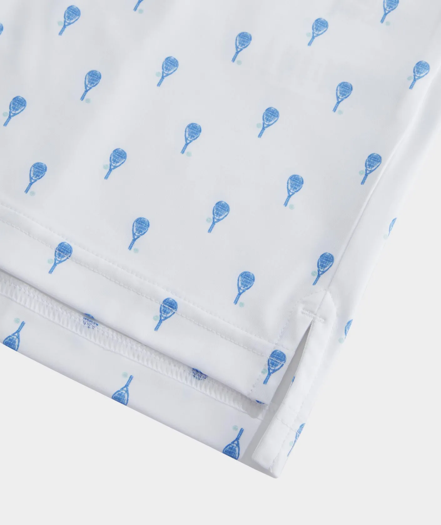 Polos<Vineyard Vines Printed Sankaty Polo Tennis Polo White