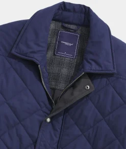 Jackets & Vests<Vineyard Vines Quilted Dorset Jacket Nautical Navy