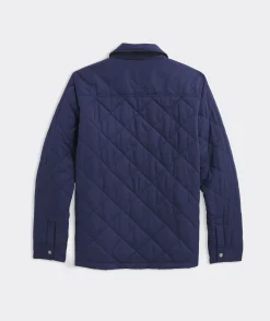 Jackets & Vests<Vineyard Vines Quilted Dorset Jacket Nautical Navy