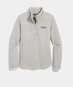 Sweatshirts & Sweatpants<Vineyard Vines Quilted Dreamcloth® Shep Shirt™ Toasted Almond Hthr