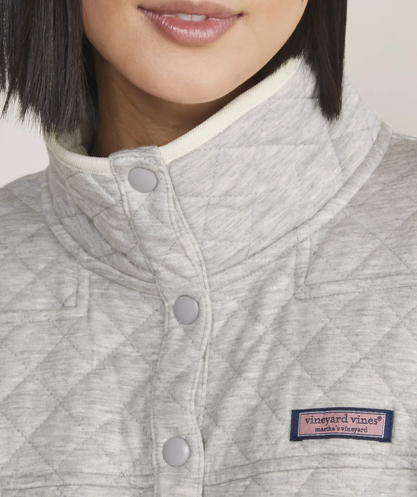 Sweatshirts & Sweatpants<Vineyard Vines Quilted Dreamcloth® Shep Shirt™ Toasted Almond Hthr