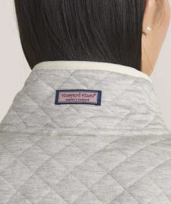 Sweatshirts & Sweatpants<Vineyard Vines Quilted Dreamcloth® Shep Shirt™ Toasted Almond Hthr