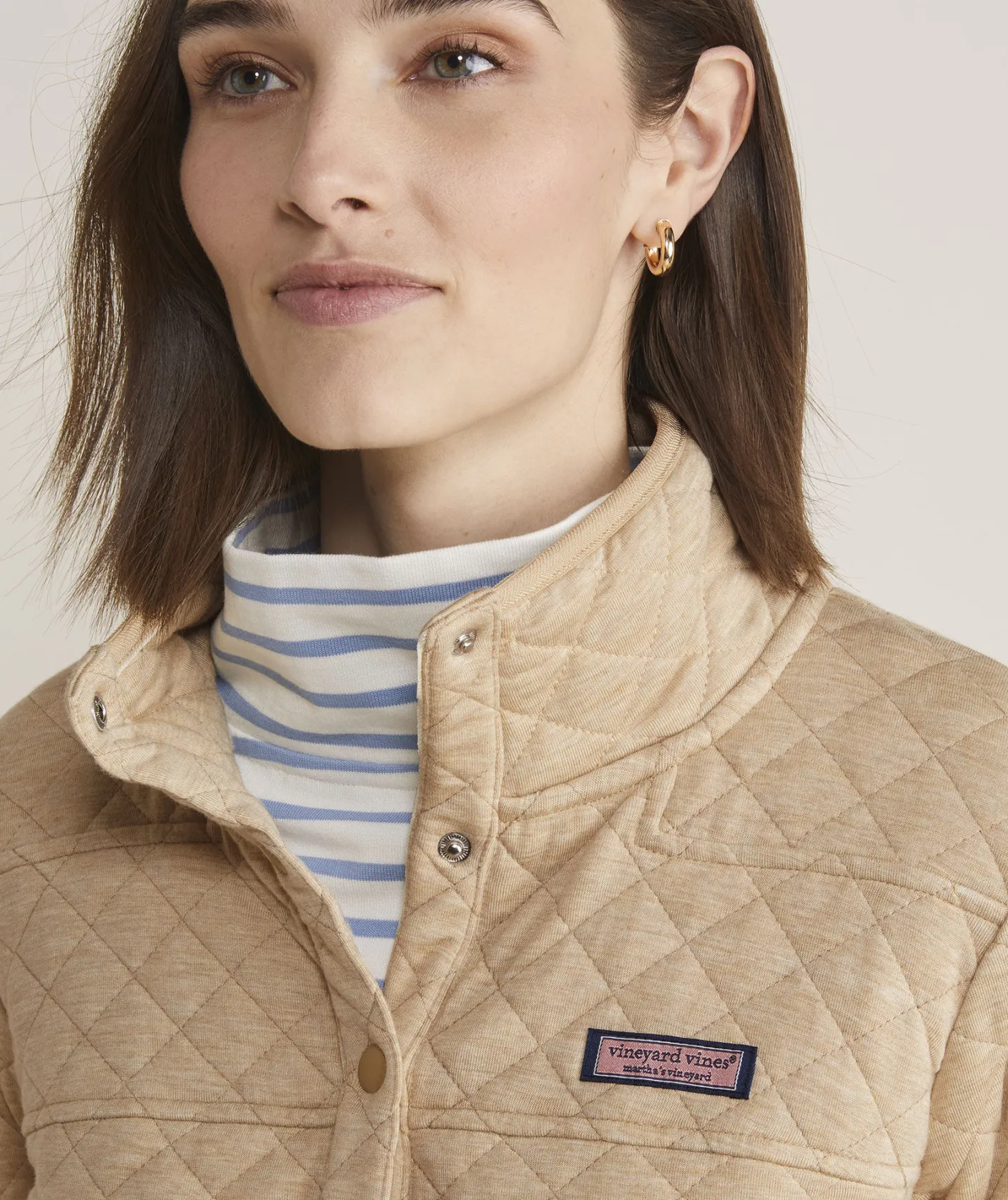 Sweatshirts & Sweatpants<Vineyard Vines Quilted Dreamcloth® Shep Shirt™ Calm Water Heather
