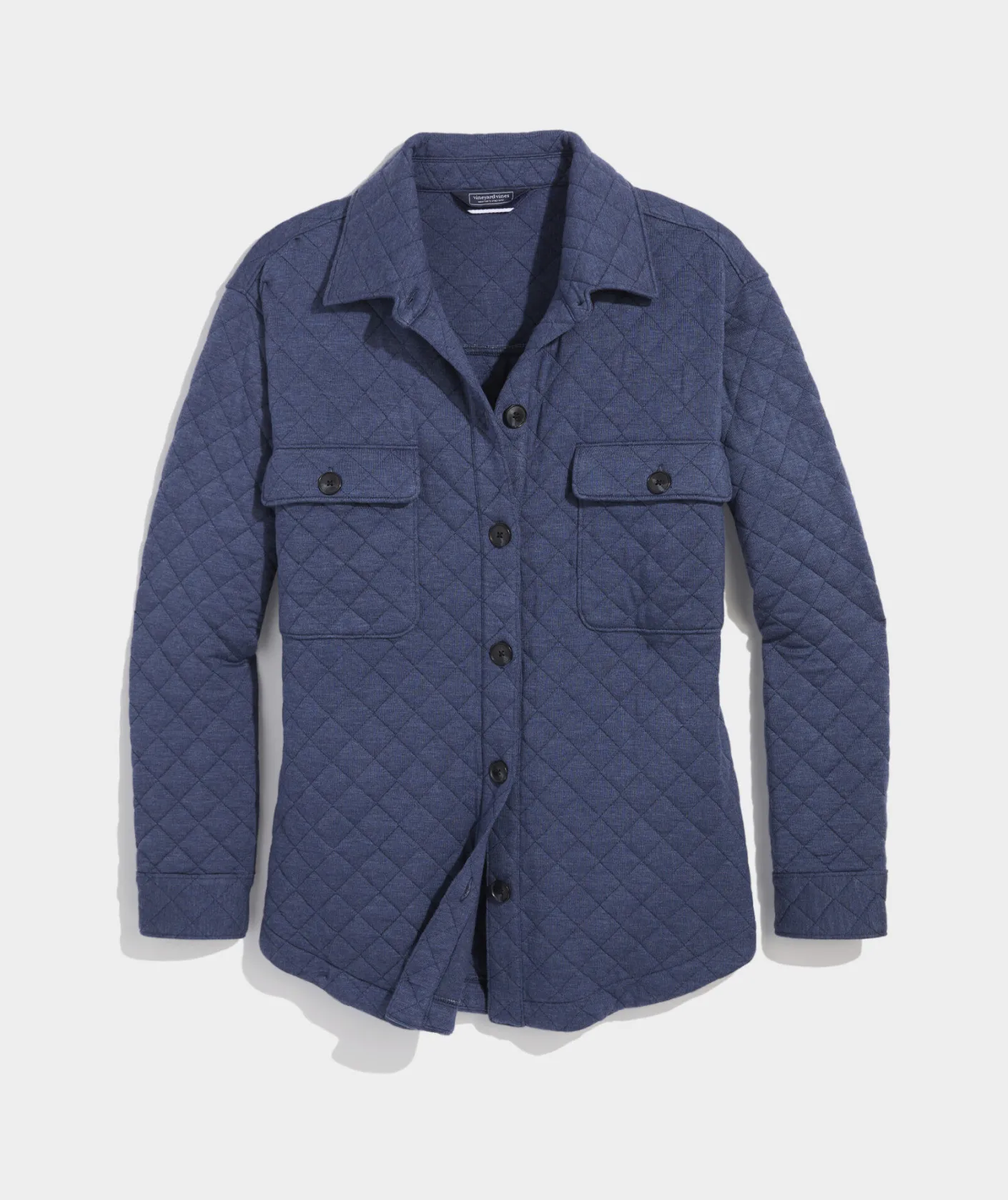 Jackets & Vests|Sweatshirts & Sweatpants<Vineyard Vines Quilted Dreamcloth® Shirt Jacket Officer Khaki Hthr