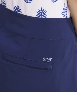 Shorts & Skorts<Vineyard Vines Retro Colorblock Performance Skort Turf Green