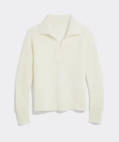Sweaters<Vineyard Vines Ribbed Cashmere Polo Sweater Blue Moon