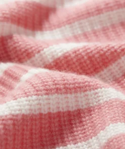 Sweaters<Vineyard Vines Ribbed Cashmere Stripe Polo Sweater Marshmallow