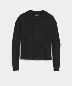 Sweatshirts & Sweatpants<Vineyard Vines Ribbed Dreamcloth® Crewneck Stone Heather