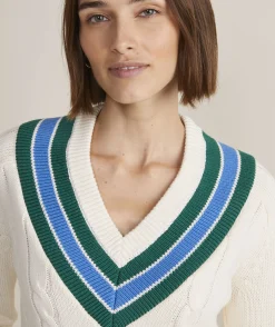 Sweaters<Vineyard Vines Rope Intarsia Crewneck Sweater Marshmallow
