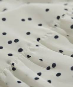 Dresses & Skirts<Vineyard Vines Ruffle Tiered Shirtdress Scattered Dot-Marsh