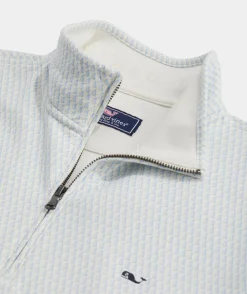 Quarter-Zips<Vineyard Vines Saltwater Quarter-Zip Sails Micro Marsh