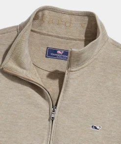 Quarter-Zips<Vineyard Vines Saltwater Quarter-Zip Officer Khaki