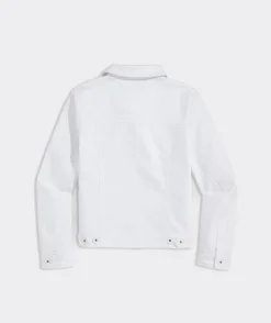 Polos For Men|Mens<Vineyard Vines Sankaty Pique Long-Sleeve Polo White Cap