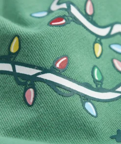 Tees<Vineyard Vines Santa Hat Whale Long-Sleeve Pocket Tee Charleston Green