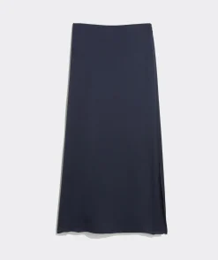 Dresses & Skirts<Vineyard Vines Satin Midi Slip Skirt Nautical Navy