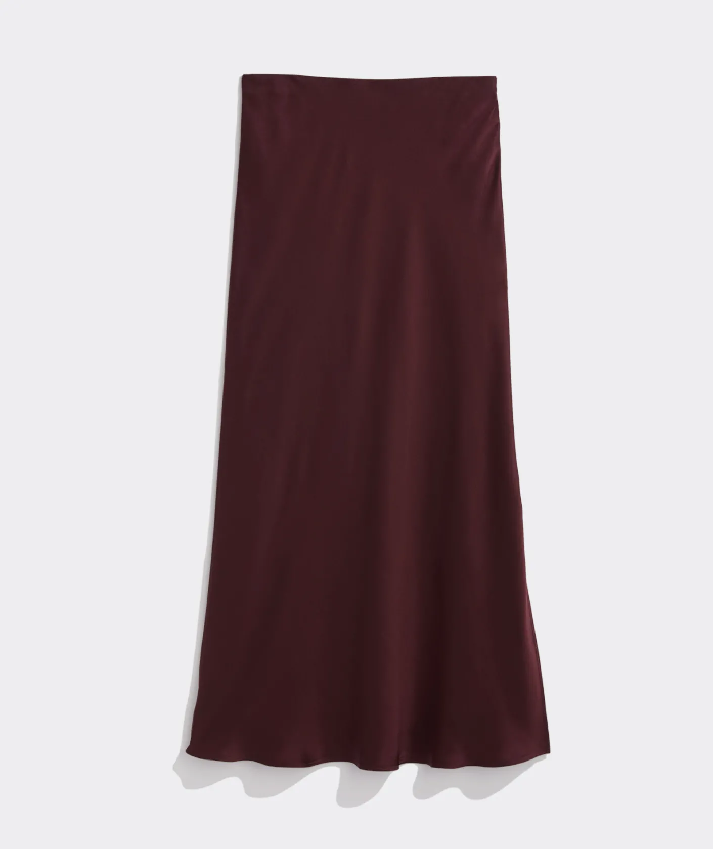 Dresses & Skirts<Vineyard Vines Satin Midi Slip Skirt Crimson