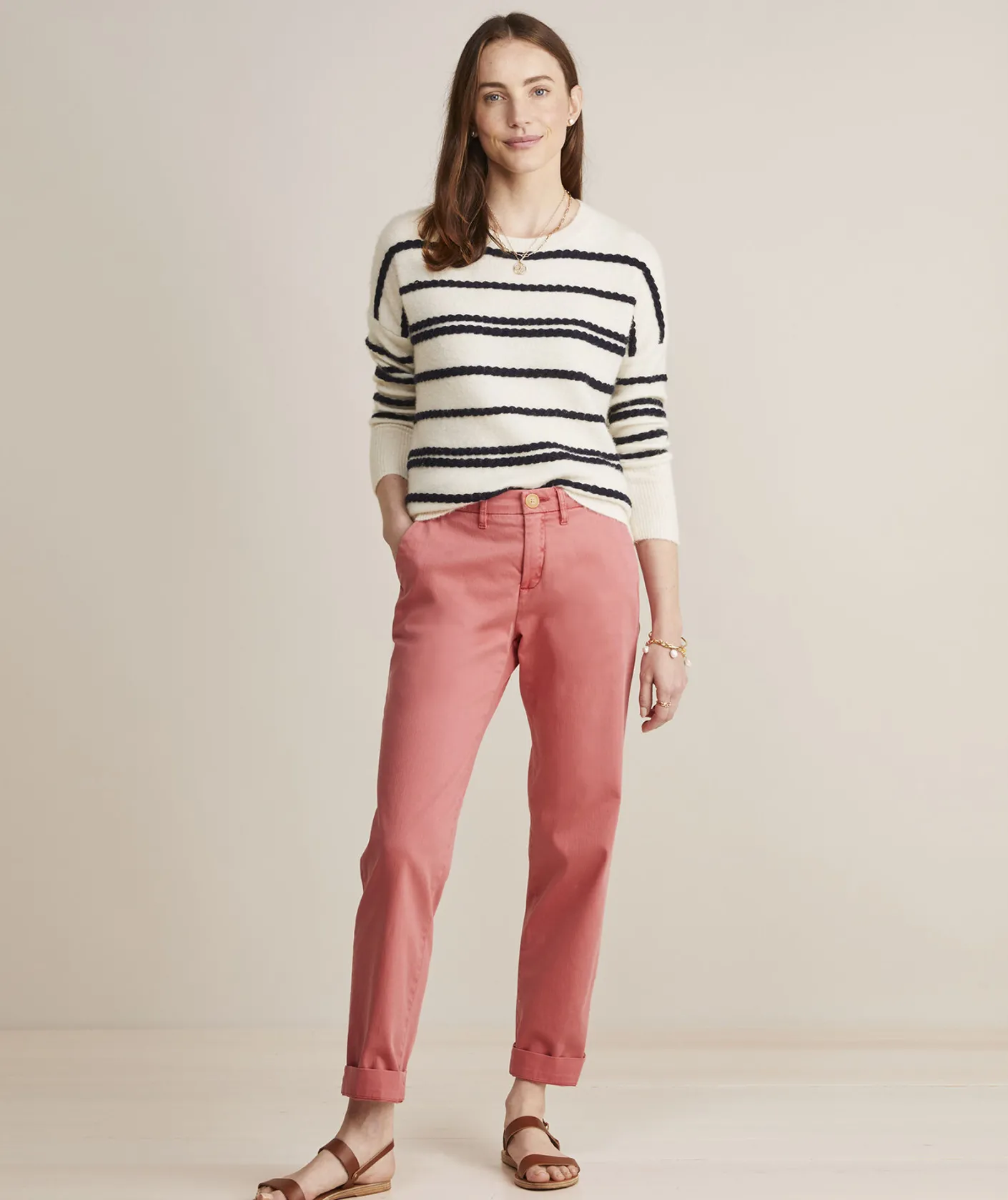 Sweaters<Vineyard Vines Seaspun Cashmere Colorblock Cardigan Camel