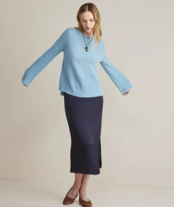 Sweaters<Vineyard Vines Seaspun Cashmere Ribbed Crewneck Sweater Cypress