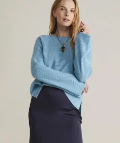 Sweaters<Vineyard Vines Seaspun Cashmere Ribbed Crewneck Sweater Cypress