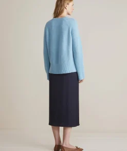 Sweaters<Vineyard Vines Seaspun Cashmere Ribbed Crewneck Sweater Cypress