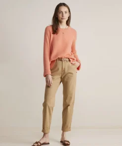 Sweaters<Vineyard Vines Seaspun Cashmere Ribbed Crewneck Sweater Marshmallow