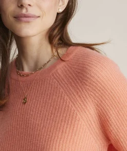 Sweaters<Vineyard Vines Seaspun Cashmere Ribbed Crewneck Sweater Marshmallow