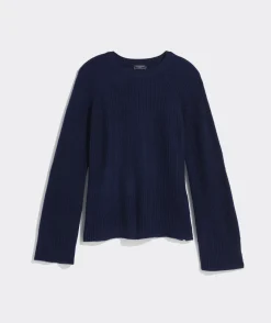 Sweaters<Vineyard Vines Seaspun Cashmere Ribbed Crewneck Sweater Tequila Sunrise