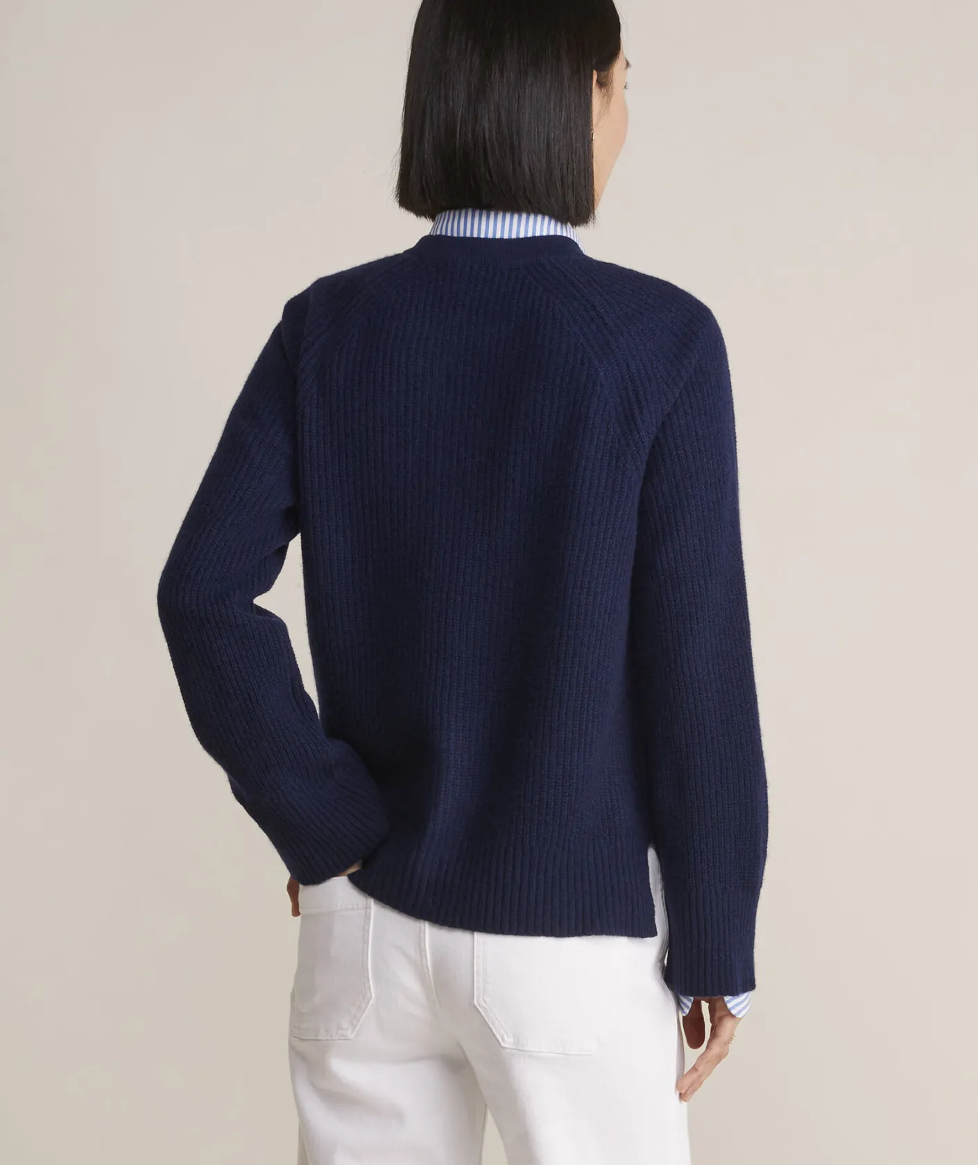 Sweaters<Vineyard Vines Seaspun Cashmere Ribbed Crewneck Sweater Tequila Sunrise