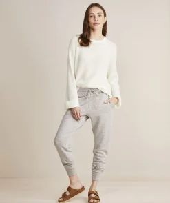 Sweaters<Vineyard Vines Seaspun Cashmere Ribbed Crewneck Sweater Aqua Ocean Heather