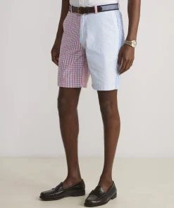Shorts<Vineyard Vines Seersucker Party Stretch Breaker Shorts Sailors Red