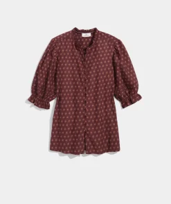 Shirts & Tops<Vineyard Vines Sequin Check Top Sequin Gingham-Navy