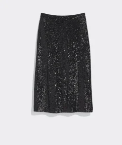 Dresses & Skirts<Vineyard Vines Sequin Midi Skirt Jet Black